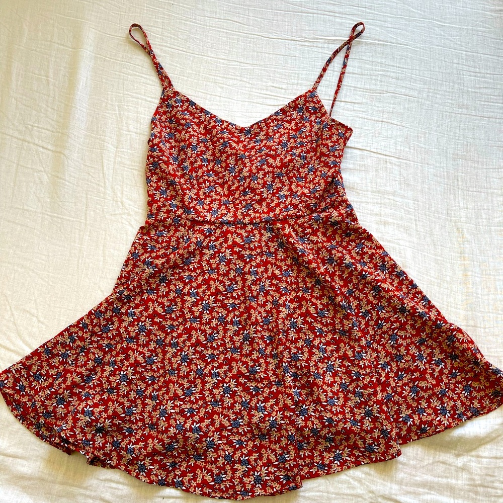 Floral Print Strappy Sundress